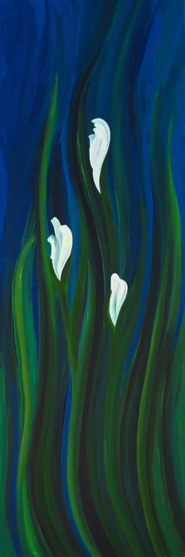 Original Abstract Floral Paintings by Jack N Mohr