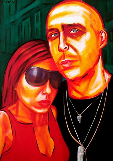 Original Contemporary Pop Culture/Celebrity Painting by Elizabeth Roman