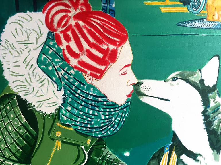 Original Figurative Pop Culture/Celebrity Painting by Elizabeth Roman