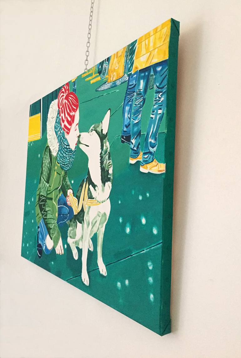 Original Figurative Pop Culture/Celebrity Painting by Elizabeth Roman