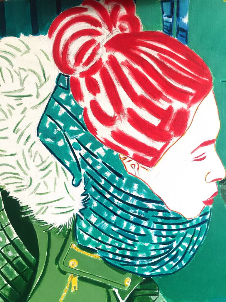 Original Figurative Pop Culture/Celebrity Painting by Elizabeth Roman