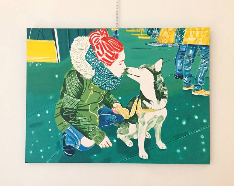 Original Figurative Pop Culture/Celebrity Painting by Elizabeth Roman