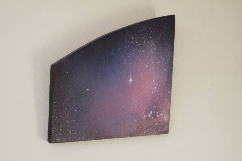 Original Impressionism Outer Space Painting by Georgina Vinsun