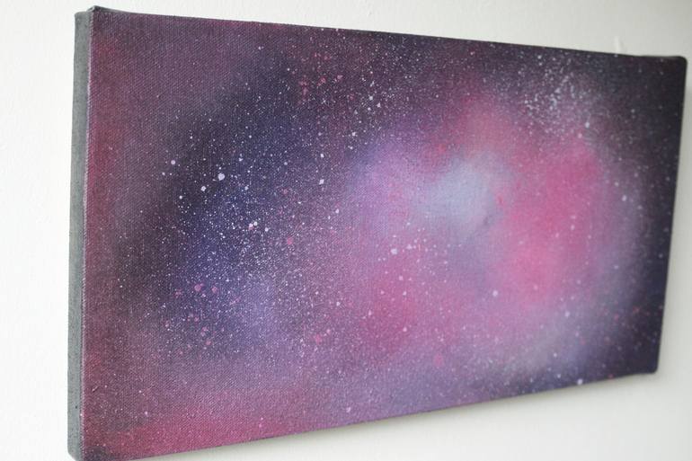 Original Impressionism Outer Space Painting by Georgina Vinsun