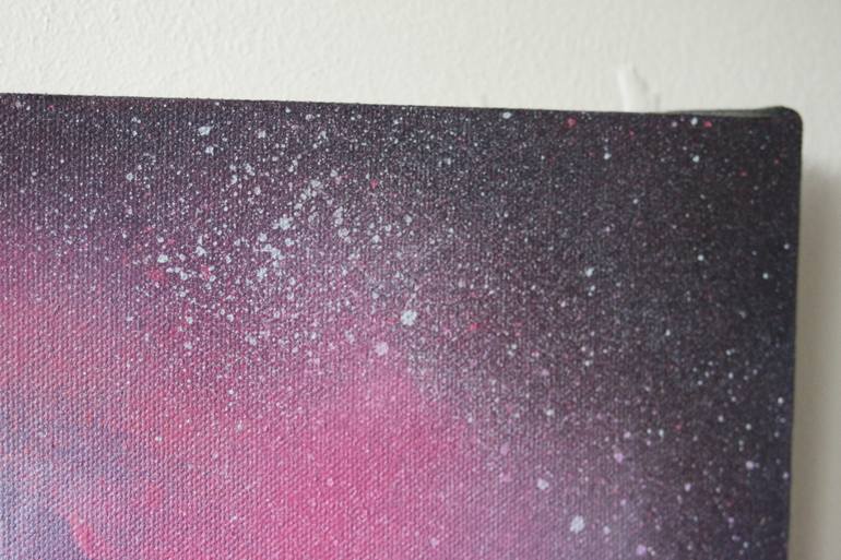 Original Impressionism Outer Space Painting by Georgina Vinsun