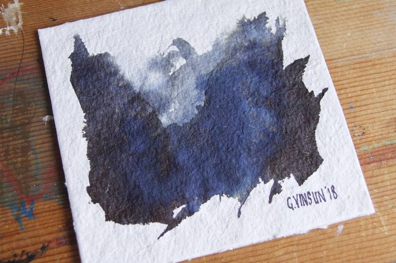Original Abstract Expressionism Abstract Painting by Georgina Collins