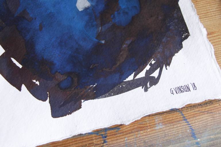 Original Abstract Expressionism Abstract Painting by Georgina Collins