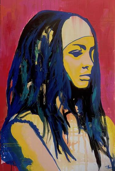 Original Expressionism Women Paintings by Tricia Pucci