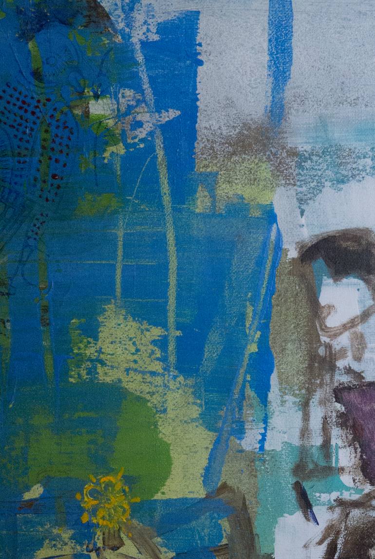 Original Abstract Expressionism Abstract Painting by Mei Yee Lam