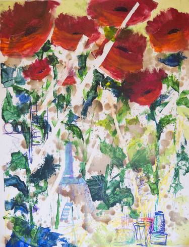 Original Abstract Expressionism Abstract Paintings by Mei Yee Lam