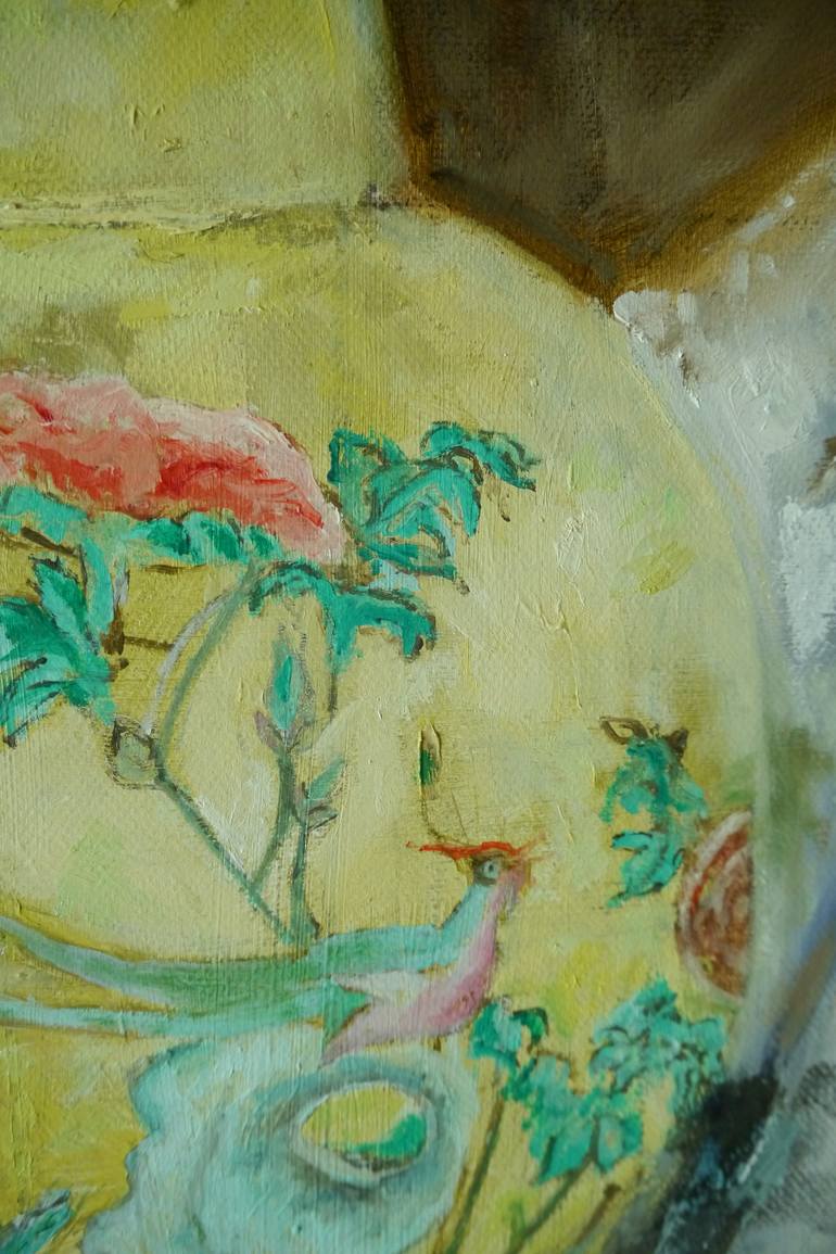 Original Classicism Still Life Painting by Mei Yee Lam