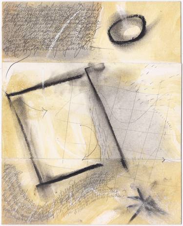 Original Conceptual Abstract Drawings by Pascale Baud