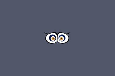 Owl & Nazar (grey) thumb