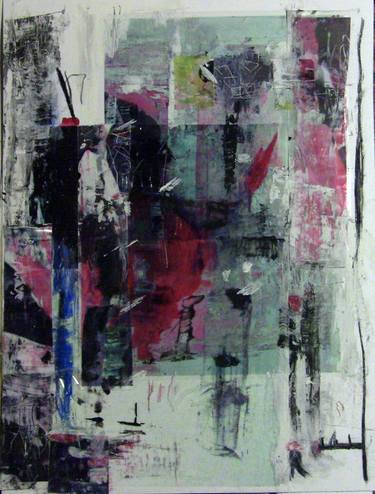 Original Abstract People Collage by Friederike Biebl
