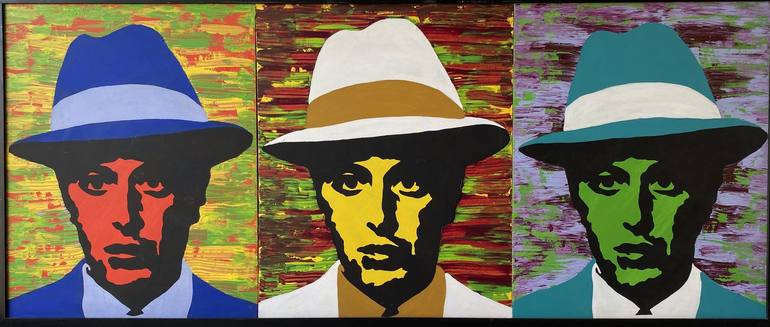 Original Contemporary Pop Culture/Celebrity Paintings by Joabel Ortiz