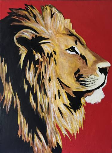 Lion on Red thumb