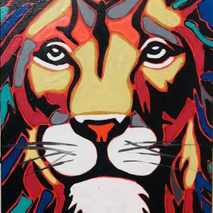 Colorfull Lion