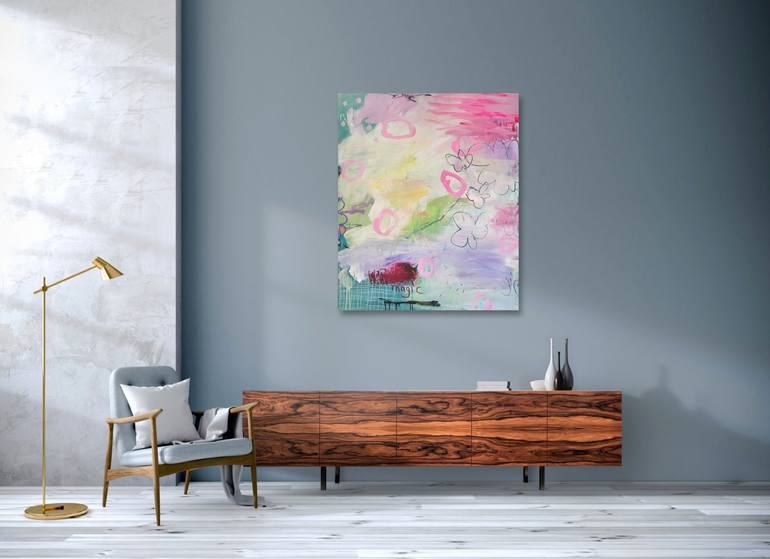 Original Contemporary Abstract Painting by Christiane Lohrig