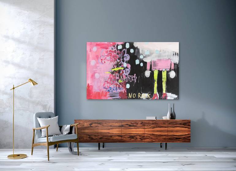 Original Abstract Painting by Christiane Lohrig