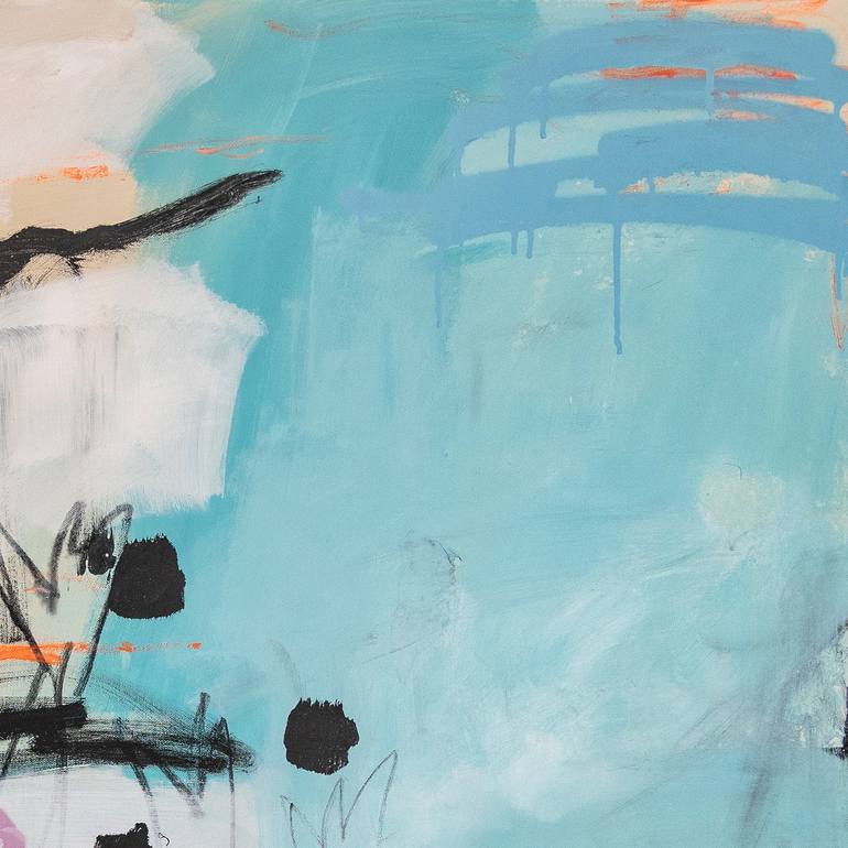 Original Modernism Abstract Painting by Christiane Lohrig