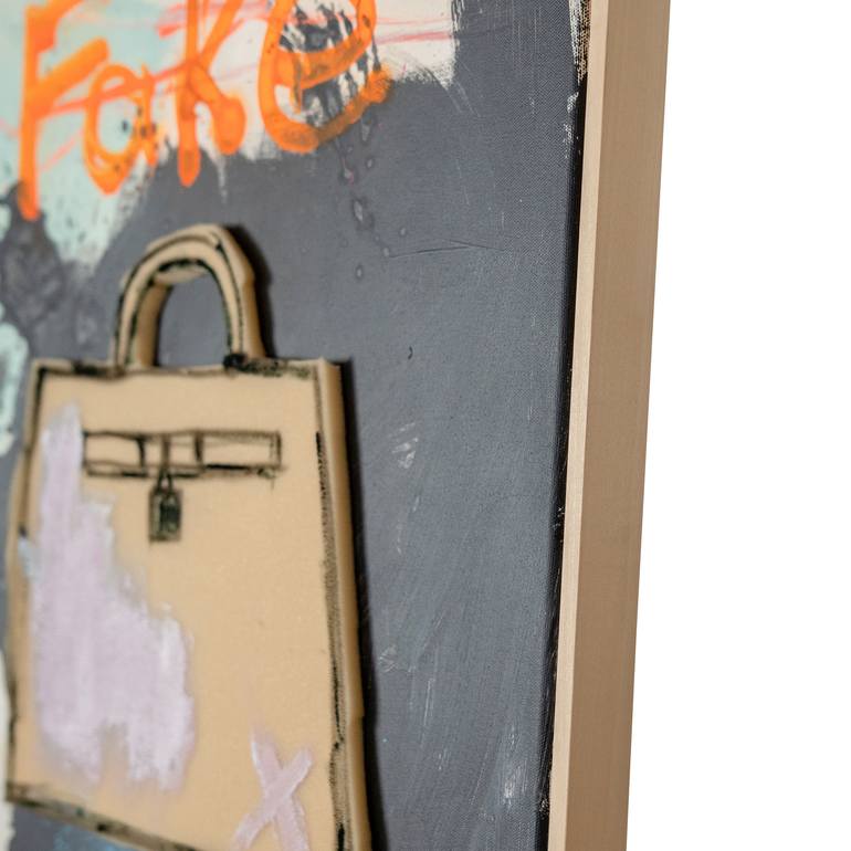 Original Modernism Abstract Painting by Christiane Lohrig