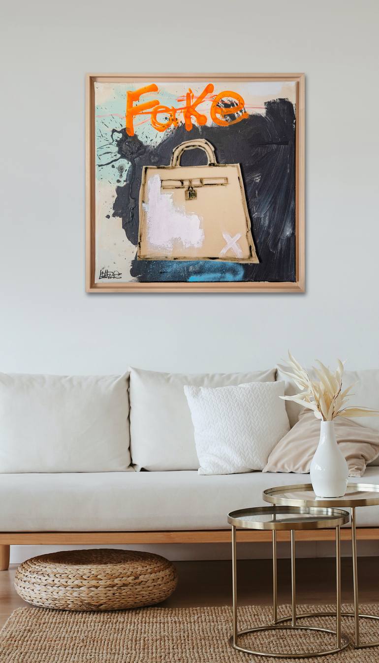 Original Modernism Abstract Painting by Christiane Lohrig