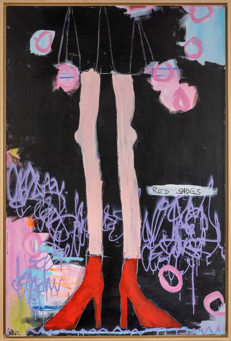 Print of Figurative Abstract Paintings by Christiane Lohrig