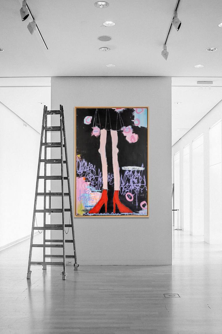 Original Figurative Abstract Painting by Christiane Lohrig