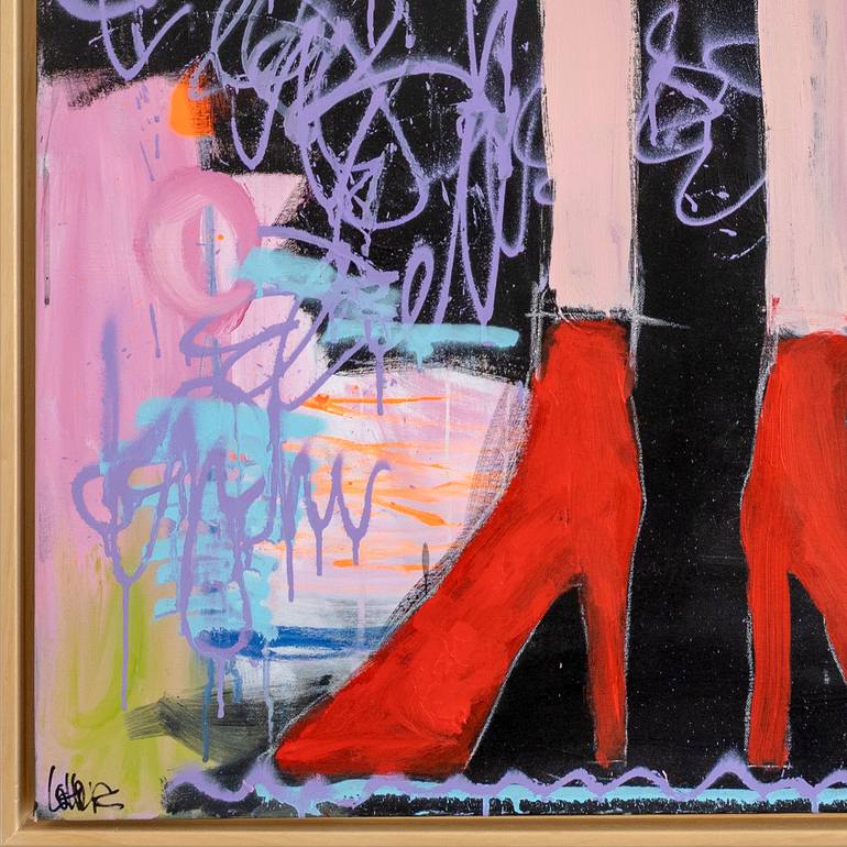 Original Figurative Abstract Painting by Christiane Lohrig