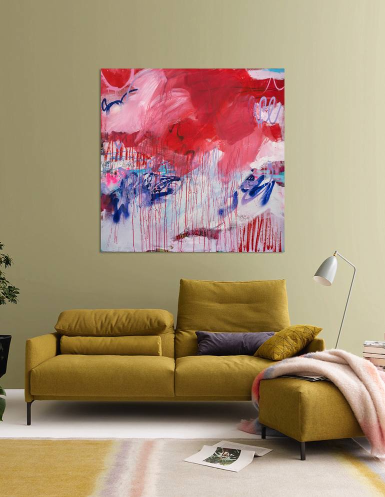 Original Modernism Abstract Painting by Christiane Lohrig