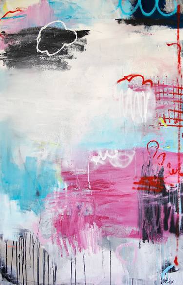 Original Fine Art Abstract Paintings by Christiane Lohrig