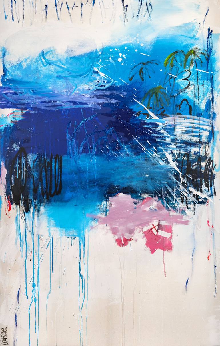 Print of Fine Art Abstract Paintings by Christiane Lohrig