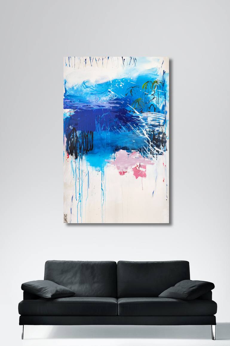 Original Fine Art Abstract Painting by Christiane Lohrig
