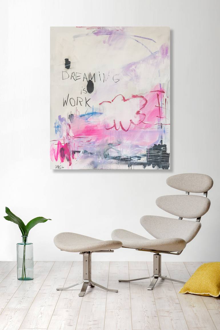 Original Modernism Abstract Painting by Christiane Lohrig