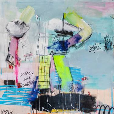 Original Figurative Abstract Paintings by Christiane Lohrig