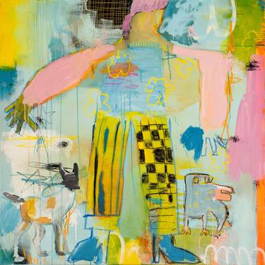 Original Figurative Abstract Paintings by Christiane Lohrig