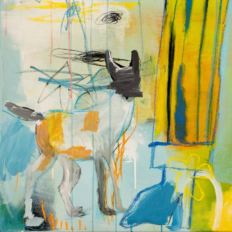 Original Contemporary Abstract Painting by Christiane Lohrig