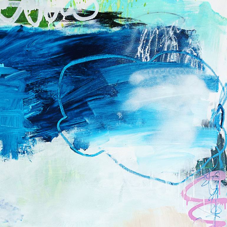 Original Modernism Abstract Painting by Christiane Lohrig