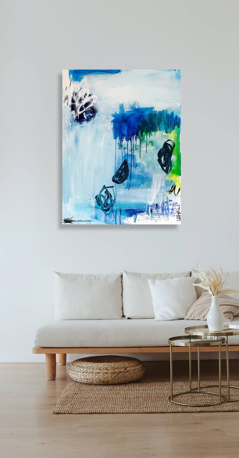 Original Abstract Painting by Christiane Lohrig