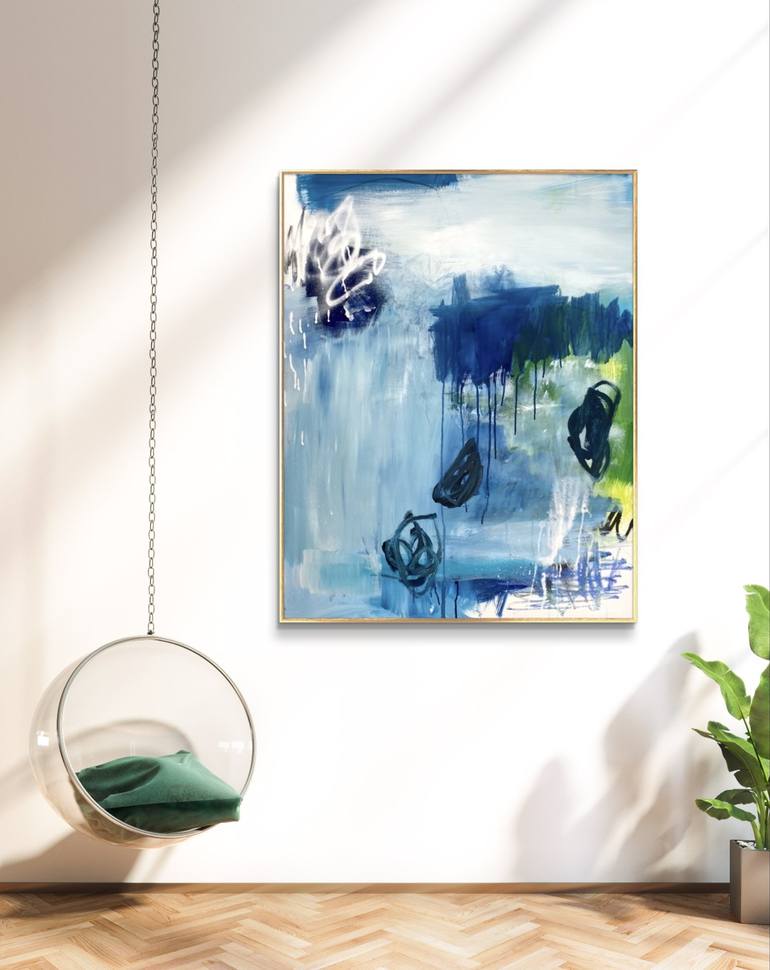 Original Abstract Painting by Christiane Lohrig