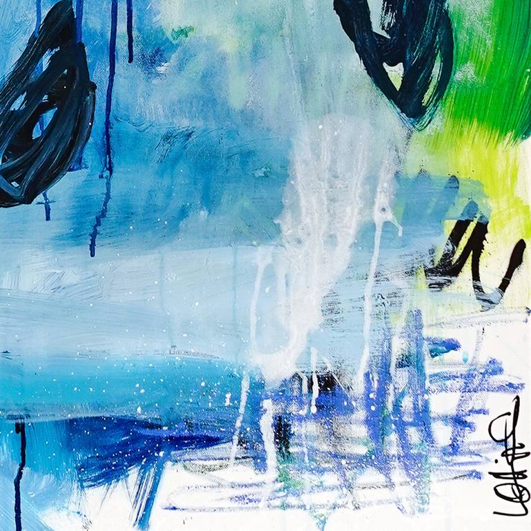 Original Abstract Painting by Christiane Lohrig