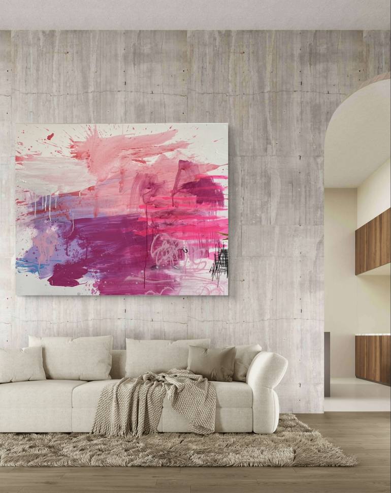 Original Modernism Abstract Painting by Christiane Lohrig