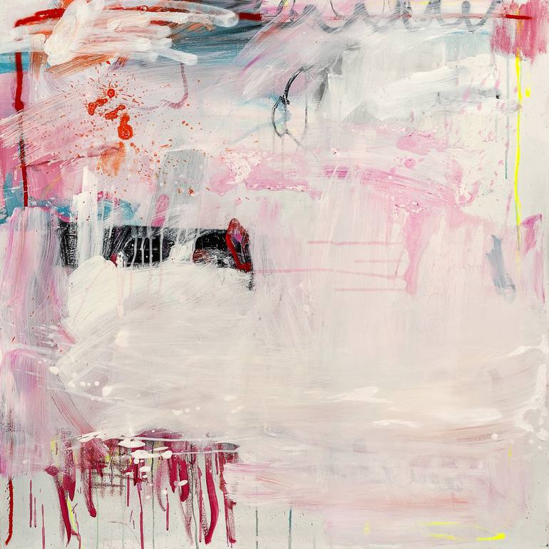 Original Abstract Painting by Christiane Lohrig  Abstract Art on Canvas  Daylight