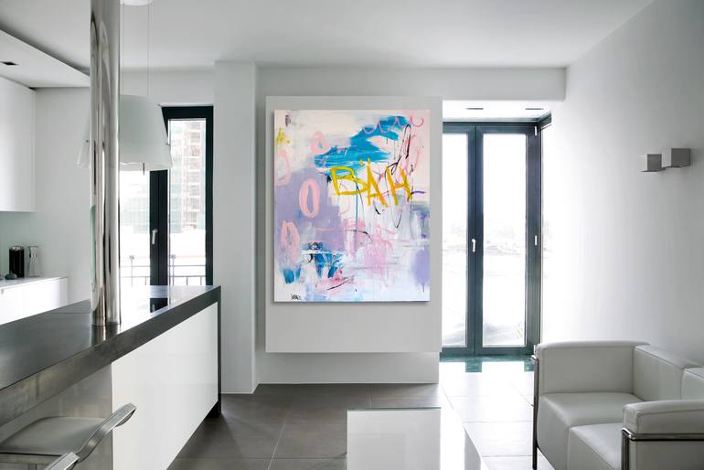 Original Modernism Abstract Painting by Christiane Lohrig