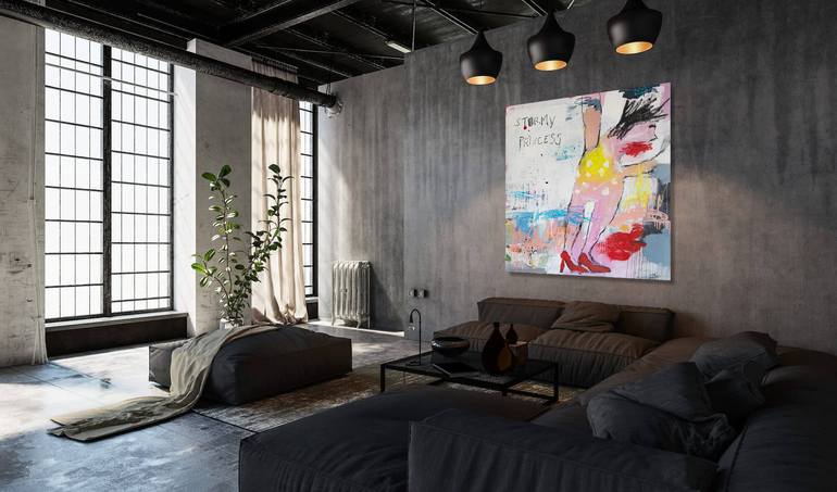 Original Contemporary Abstract Painting by Christiane Lohrig