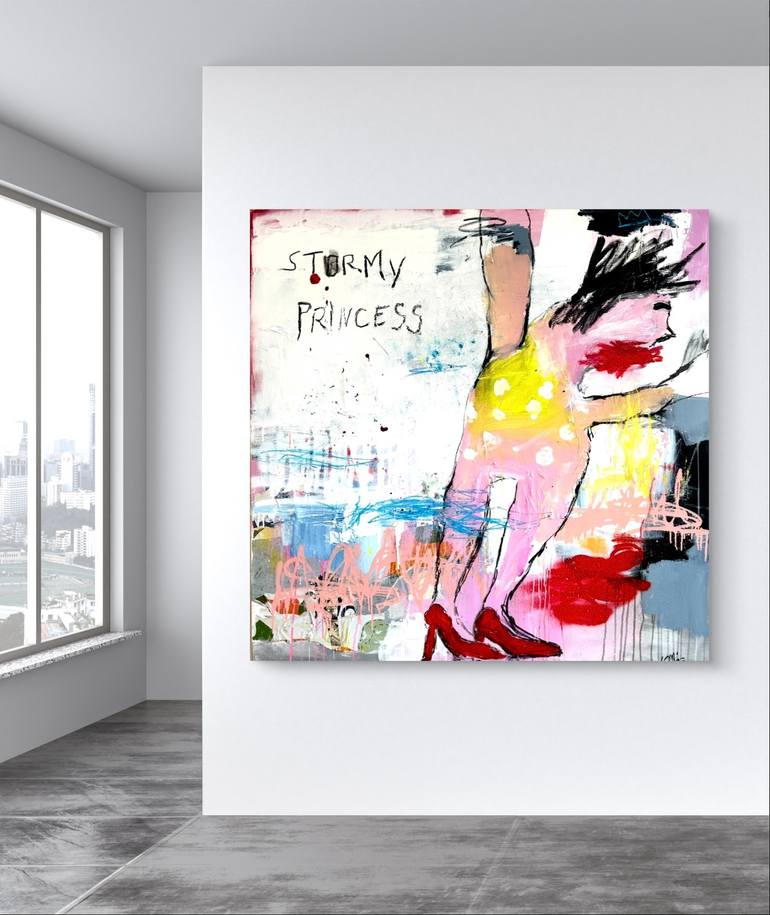 Original Contemporary Abstract Painting by Christiane Lohrig