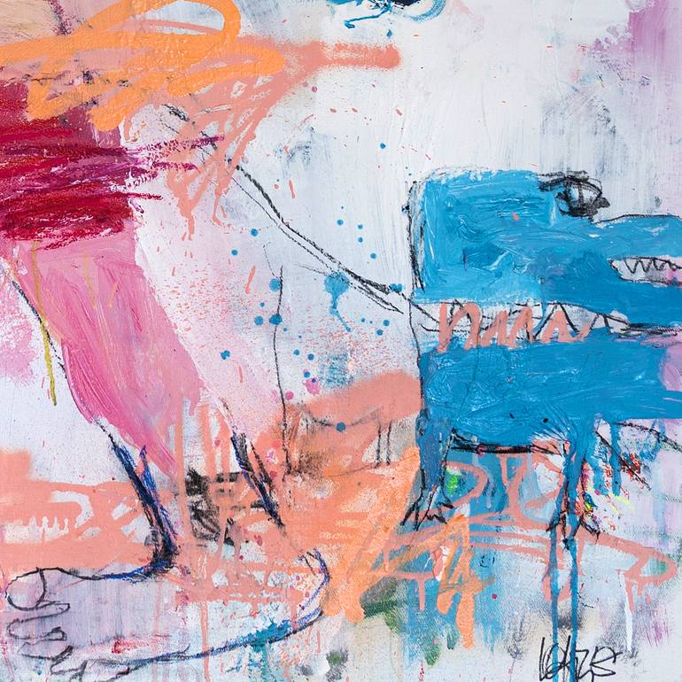 Original Contemporary Abstract Painting by Christiane Lohrig