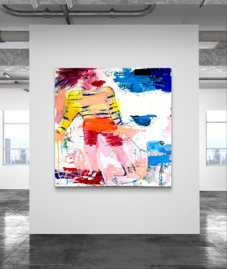 Original Contemporary Abstract Painting by Christiane Lohrig