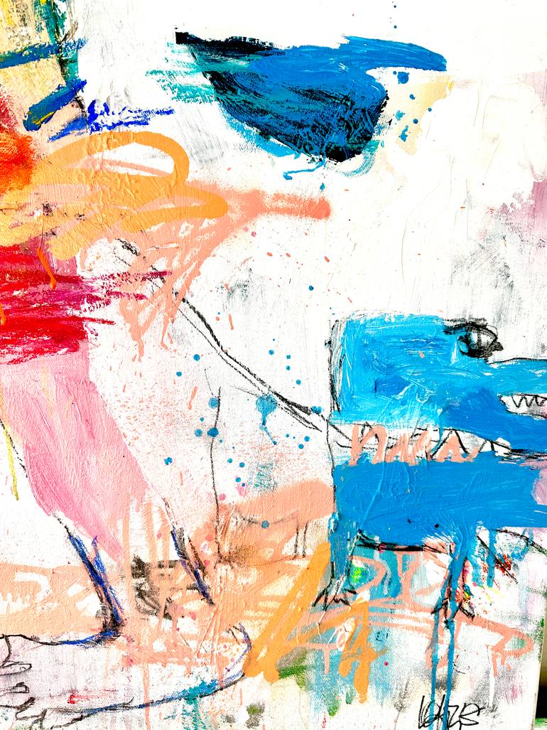 Original Contemporary Abstract Painting by Christiane Lohrig