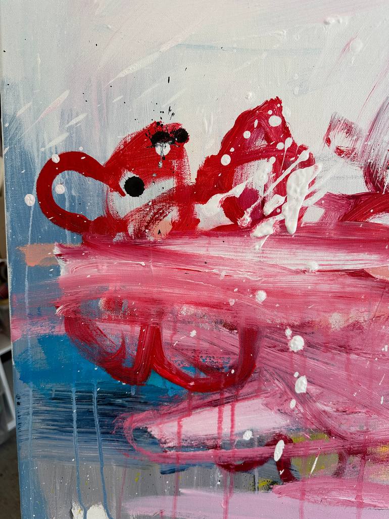 Original Contemporary Abstract Painting by Christiane Lohrig